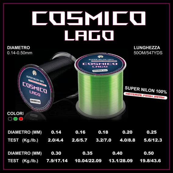 Monofilo Cosmico Lago 500 mt.