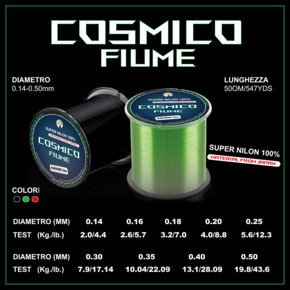 Monofilo Cosmico Fiume 500 mt.