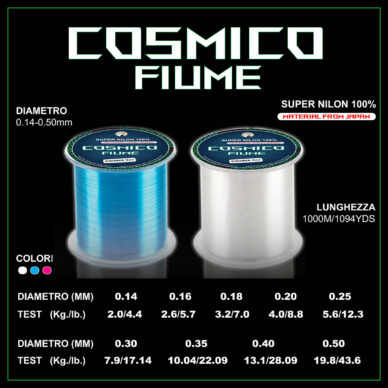 Monofilo Cosmico Fiume 1000 mt.